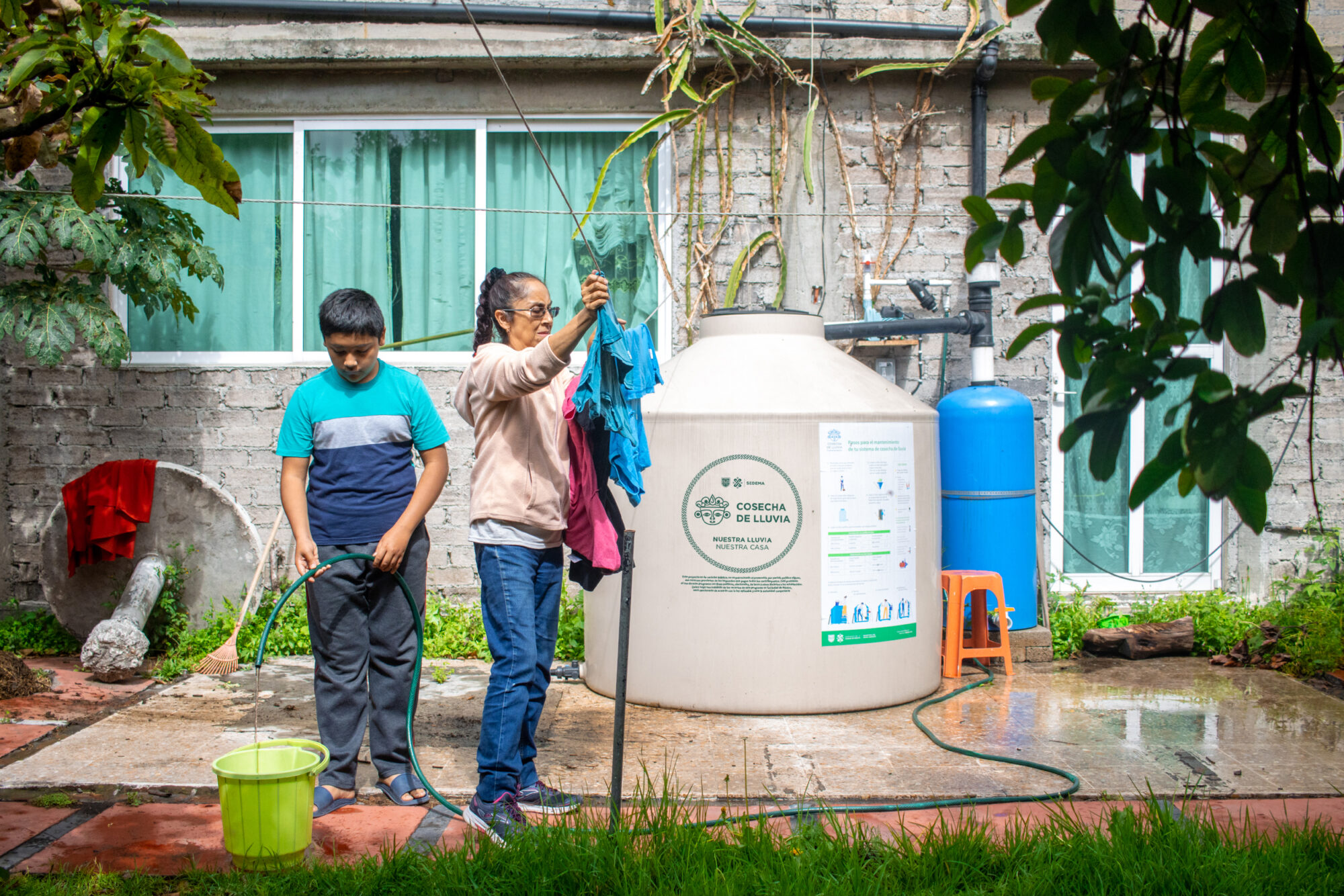 SISTEMA DE CAPTACIÓN HÍDRICACosechar la lluvia, una alternativa para garantizar el derecho al agua en México