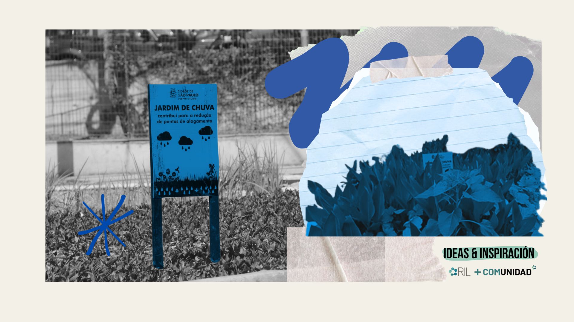 Cómo São Paulo usa jardines de lluvia para complementar sus grandes obras de drenaje