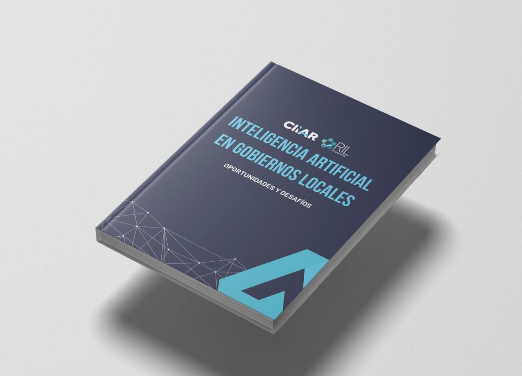 Libro que recopila experiencias, reflexiones y aportes de más de 30 referentes públicos, académicos, internacionales y tecnológicos alrededor de la IA. Imagen: CIIAR 
