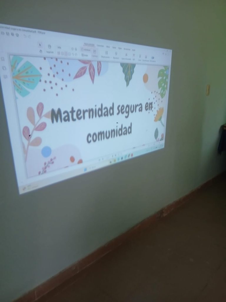 Maternidad segura en comunidad.